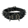 Aggressive Spikes Studded Leather Dogs Collar Yesy All Goods