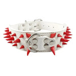 Aggressive Spikes Studded Leather Dogs Collar Yesy All Goods