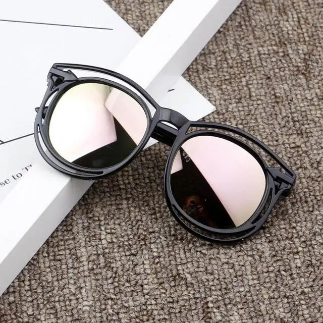 Boys & Girls Round Shape Cool Sunglasses with Eyebrow Yesy All Goods