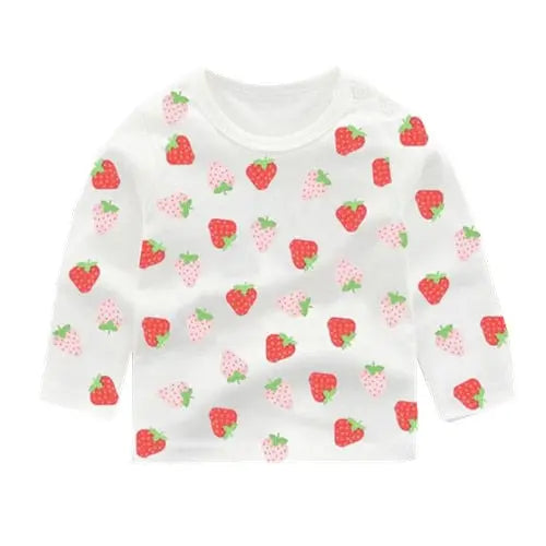 Cutie Cartoon Refreshed Long Sleeve Tee for Kids & Babies 12M - 5Y Yesy All Goods