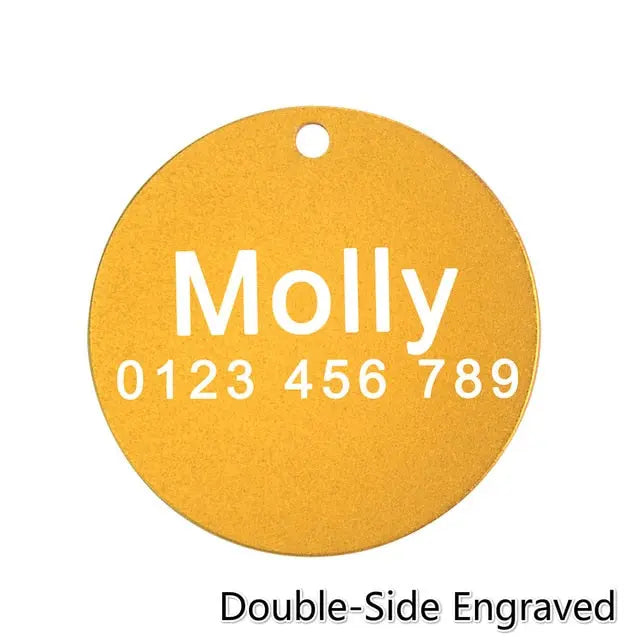 DIY Engraving Dog Tag Round Yesy All Goods
