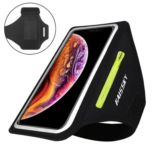Fitness & Sport Running Armband Case with Zipper Pocket for Mobile Phone Size upto 6.9inch Yesy All Goods