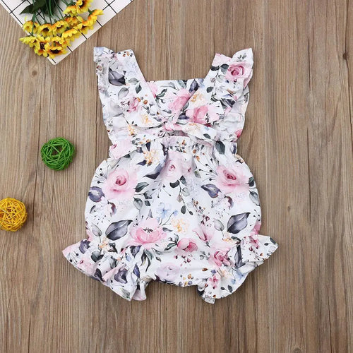 Flora Colourful Rompers for Baby Girls 0-18M Yesy All Goods