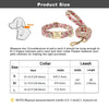 Flower Blooming And Stylish Personalized Dog Collar And Lead Yesy All Goods