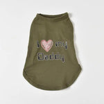I Love Daddy And Mummy Multiple Colour Dog Vest Yesy All Goods
