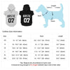 Name And Number Customised Dog Hoddies Yesy All Goods