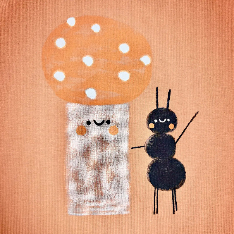 Playful Ant and Mushroom Sweatshirt YAG Boutique